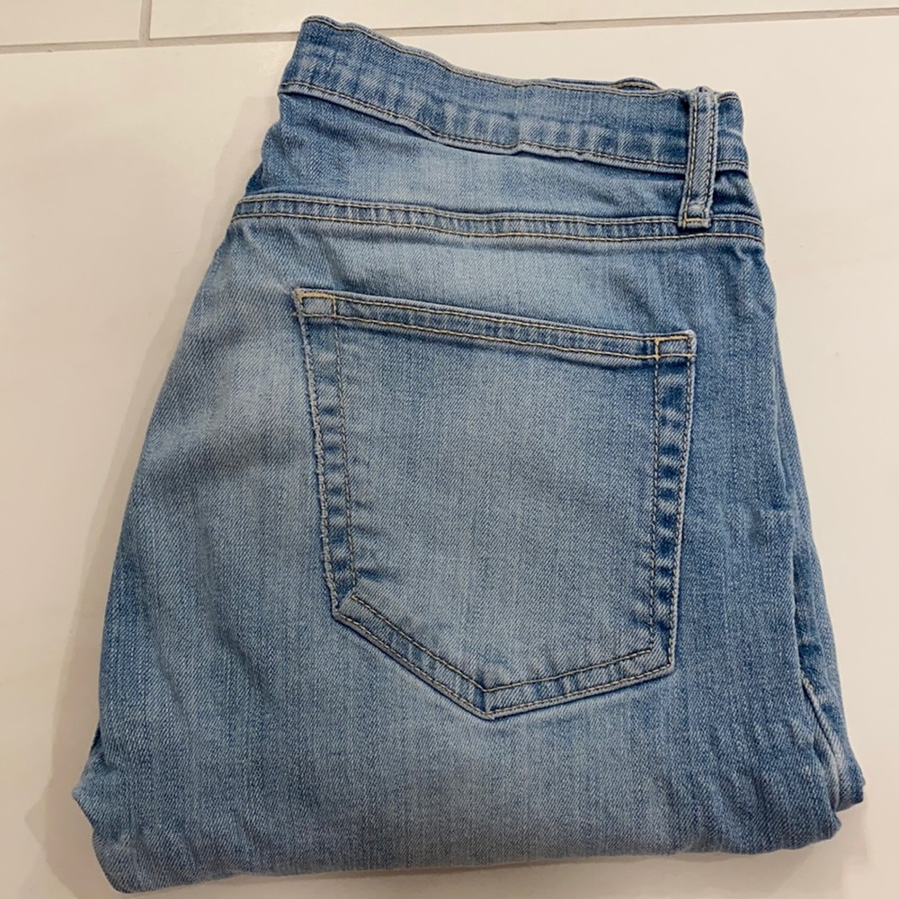 Topman stretch skinny light jeans.